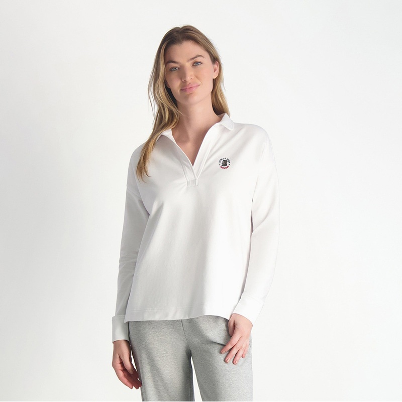 2025 U.S. OPEN | ELIZABETH POLO SWEATSHIRT WHITE XS