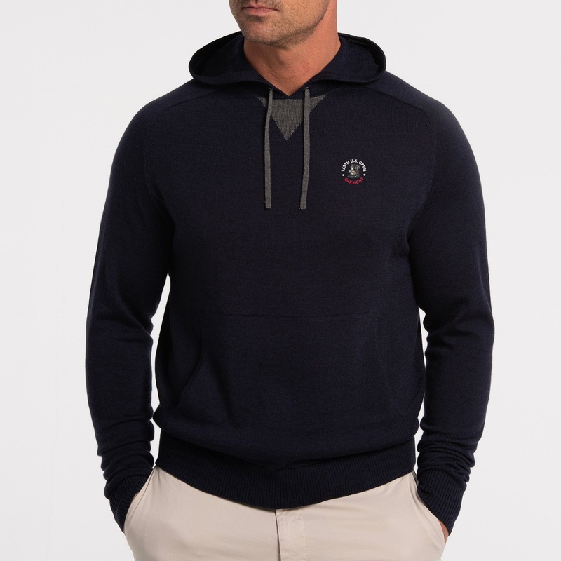 2025 U.S. OPEN | FINN MERINO HOODIE NAUTI HEATHER SML