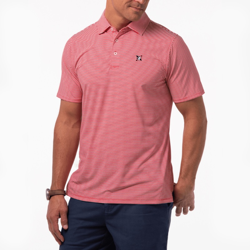 NORTHEASTERN | JIMMY POLO | COLLEGIATE BRIGHT RED SML