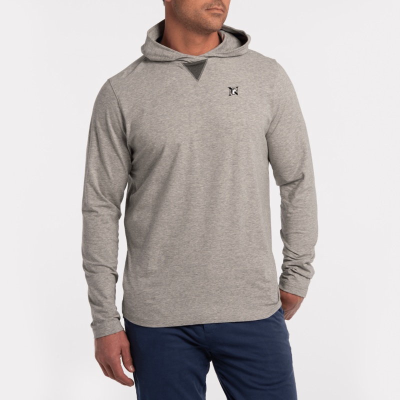 NORTHEASTERN | WILLIE HOODIE | COLLEGIATE GREY HEATHER/CHARCOAL SML