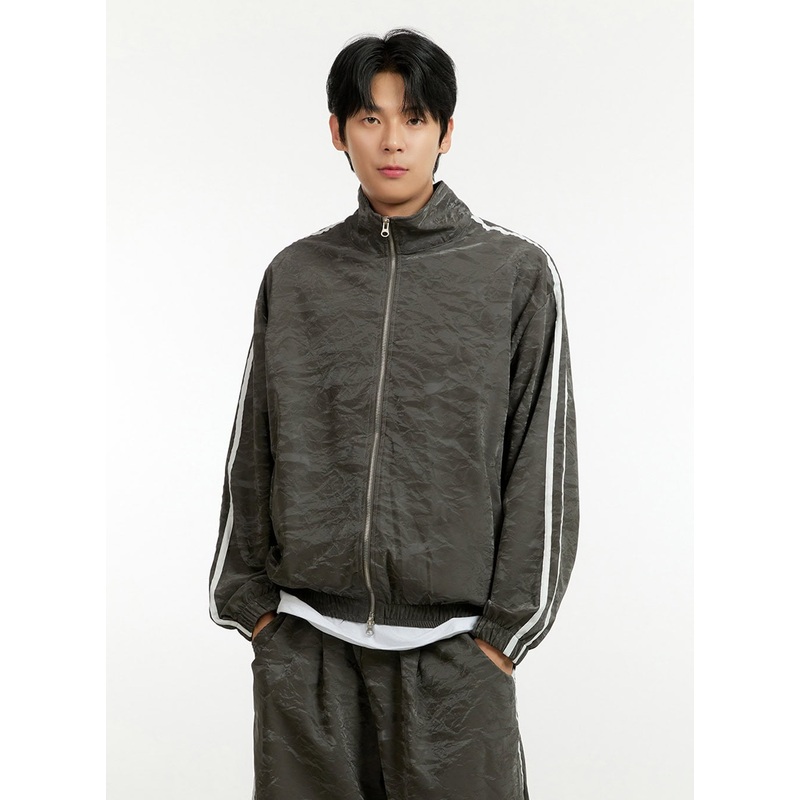 Men’s Activewear Windbreaker Jacket IL412 Dark gray M/L