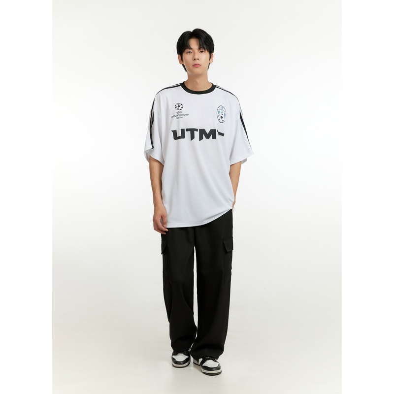 Men’s Cotton Cargo Pants IL412 Black M/L