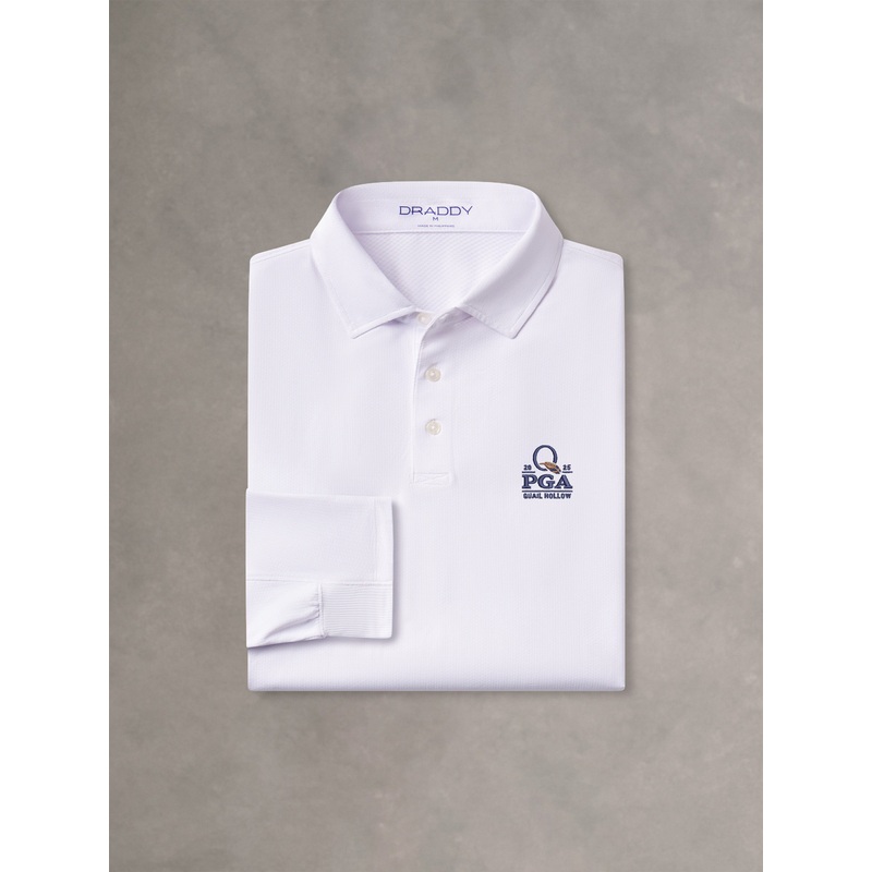 2025 PGA CHAMPIONSHIP | COOL HAND LUKE POLO WHITE SML