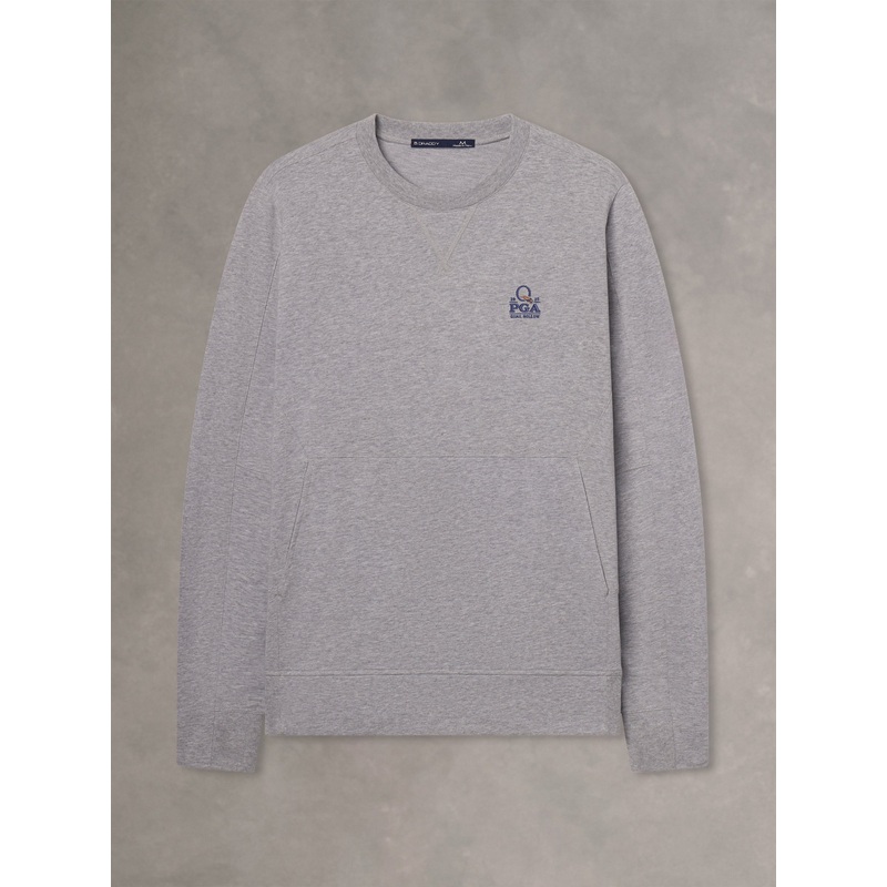 2025 PGA CHAMPIONSHIP | RUSS CREWNECK GREY HEATHER SML