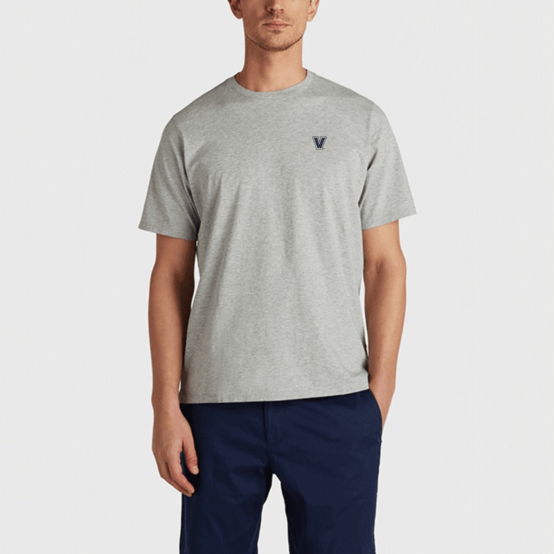 VILLANOVA | DEWEY SHORT SLEEVE TEE | COLLEGIATE GREY HEATHER SML
