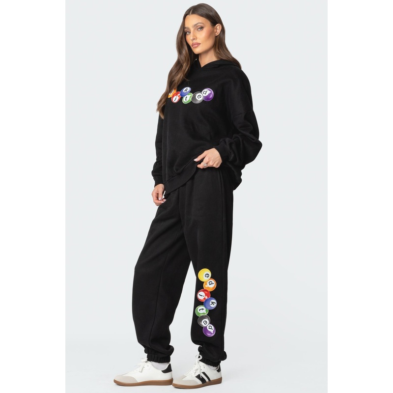 Billiard Oversized Sweatpants BLACK XS