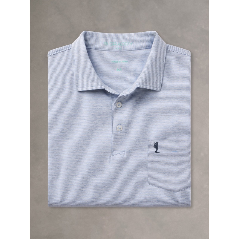 CHARLIE GOLF X B.DRADDY | VIN POLO INDIGO HEATHER SML