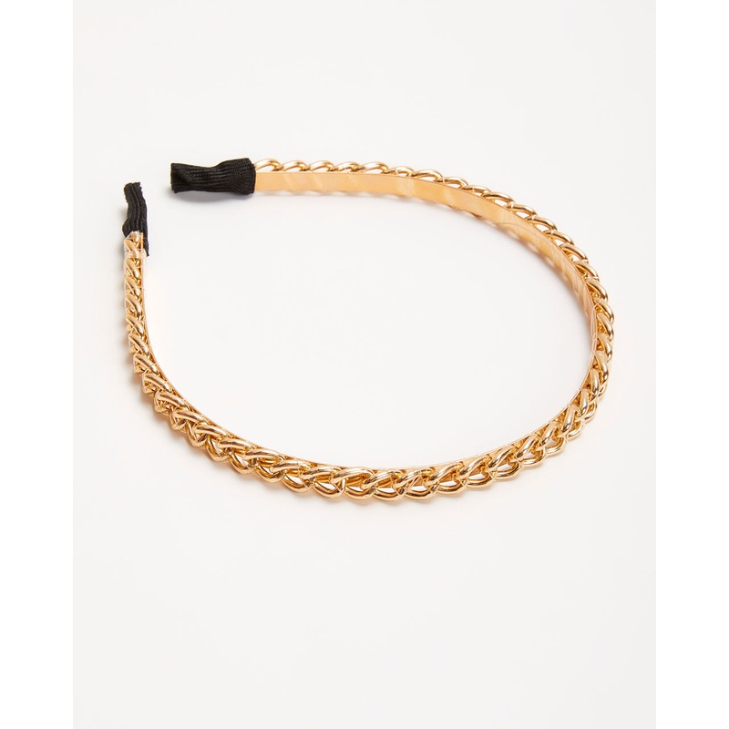 Harlie Chain Headband Gold O/S