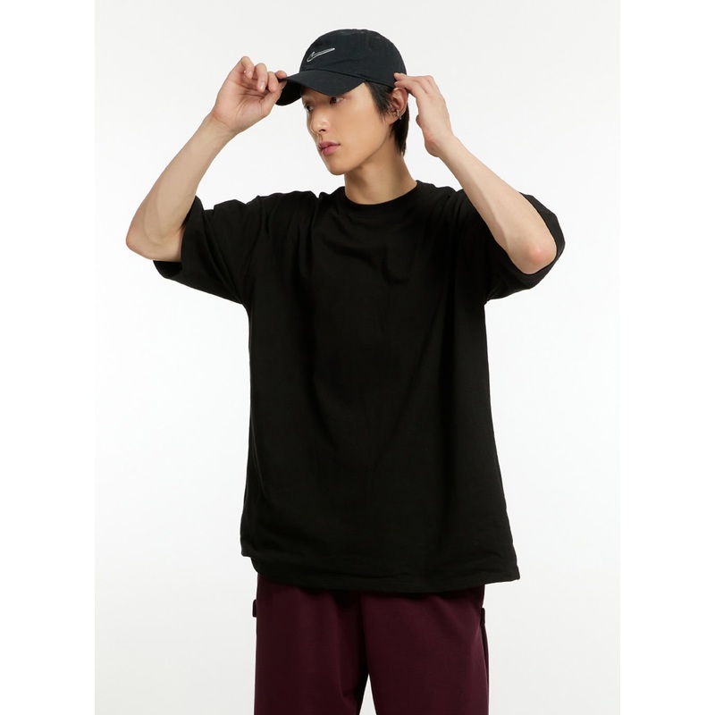 Men’s Oversized T-Shirt IL418 Black M