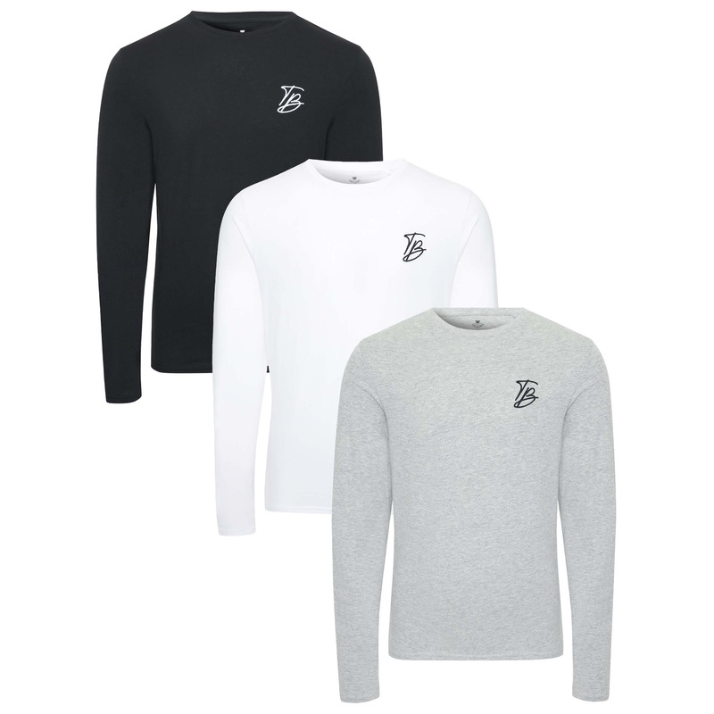 Multi Long Sleeve T-Shirts (3 Pack) Multi S