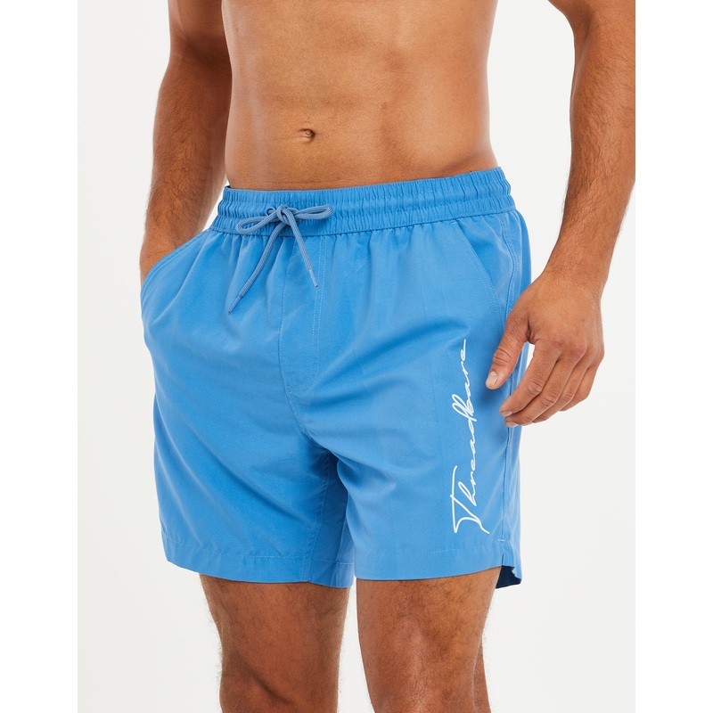 Royal Blue Handwritten Logo Swim Shorts Royal Blue S