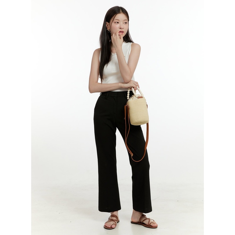 Solid Chic Sandals OL424 Brown 225 / US5.5