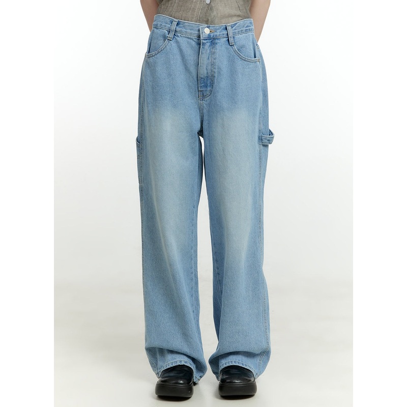 Wide Leg Carpenter Jeans CL426 Blue S