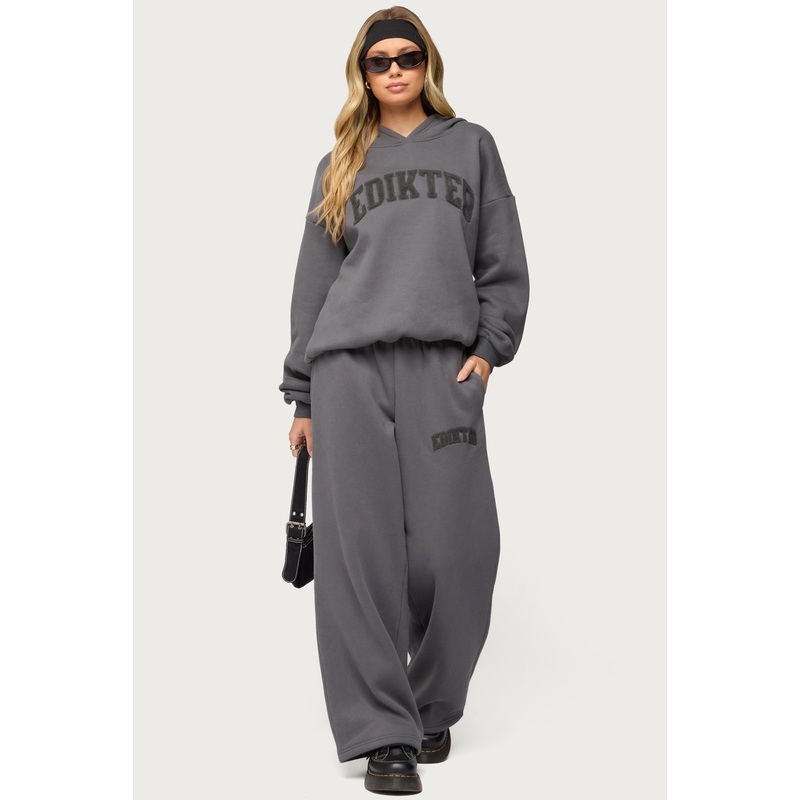 Edikted To You Sweatpants DARK-GRAY XS