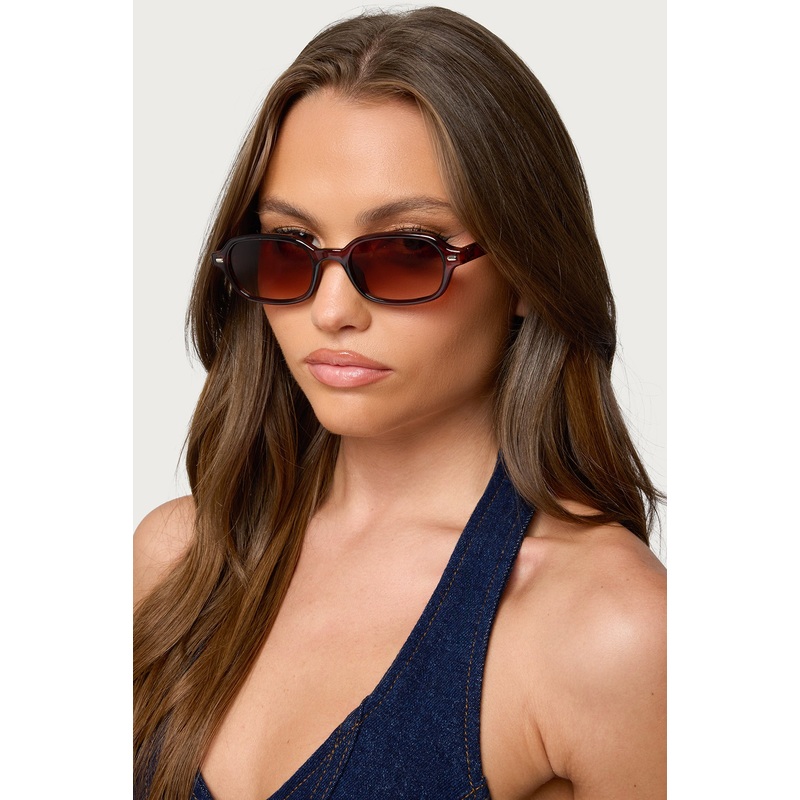 Lucasta Square Sunglasses BROWN OS