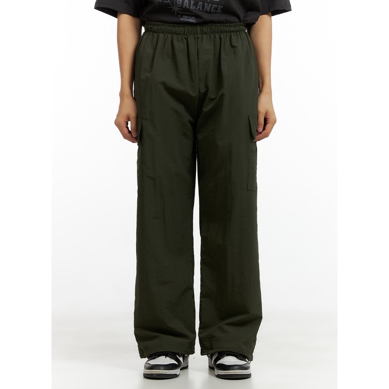 Men’s Cargo Nylon Pants CL429 Dark green M