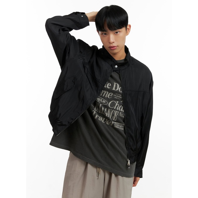 Men’s Classic Aviator Jacket CL429 Black M/L