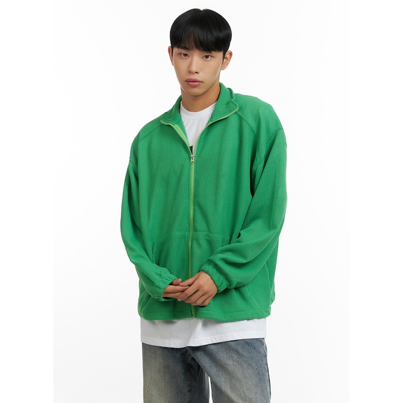 Men’s Collar Outerwear Jacket CL429 Green M/L