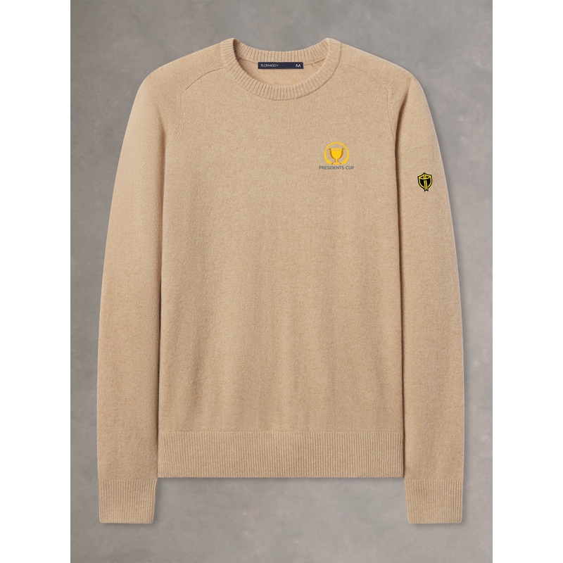 007 CASHMERE | INTERNATIONAL TEAM | CAMEL HEATHER CAMEL HEATHER SML