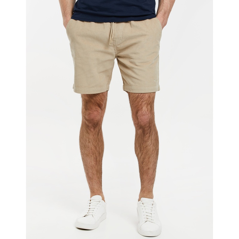 Stone Corduroy Shorts Stone 30