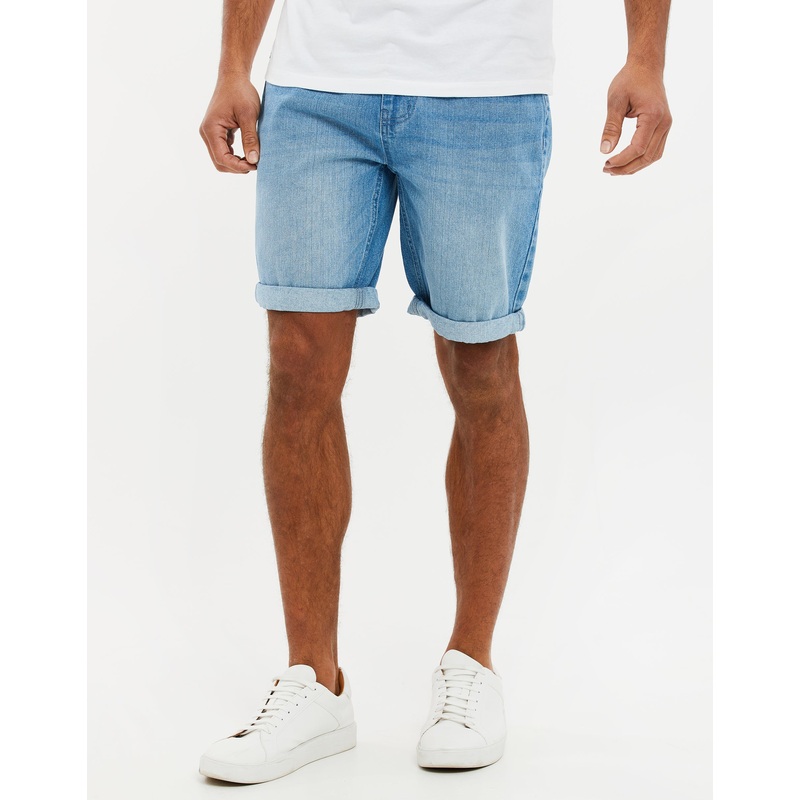 Light Wash Denim Shorts Light Wash 30