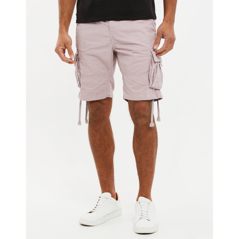 Dusky Pink Cargo Shorts Dusky Pink 30