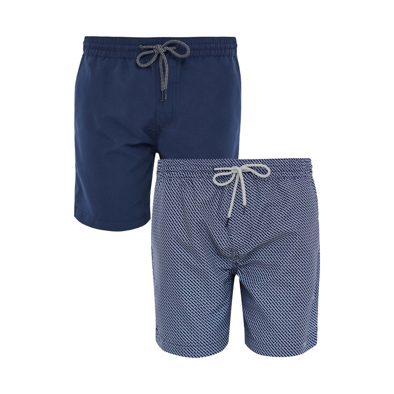Navy Swim Shorts (2 Pack) Navy S