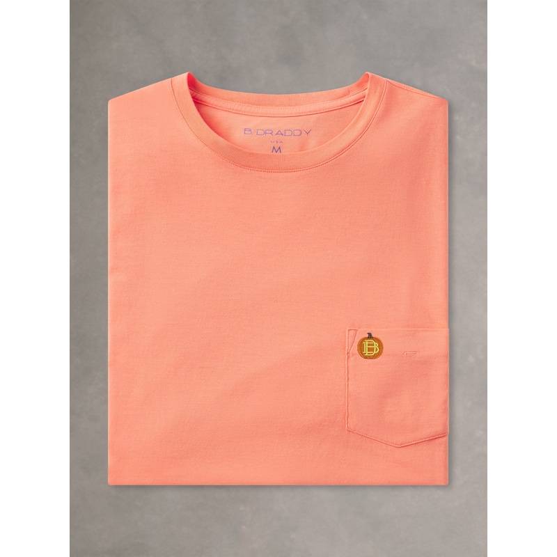DEWEY POCKET TEE | PUMPKIN | SANDY LANE SANDY LANE SML