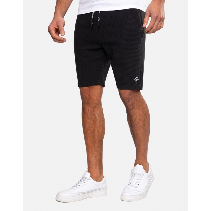 Black Fleece Sweat Shorts Black S