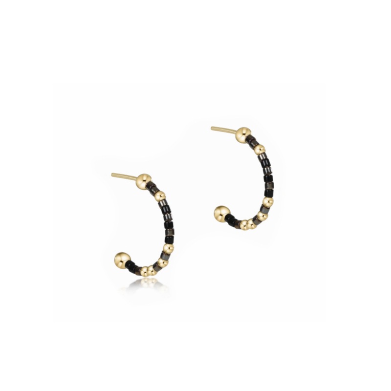 enewton  Hope Unwritten 1″ Post Hoop Hooked On Onyx