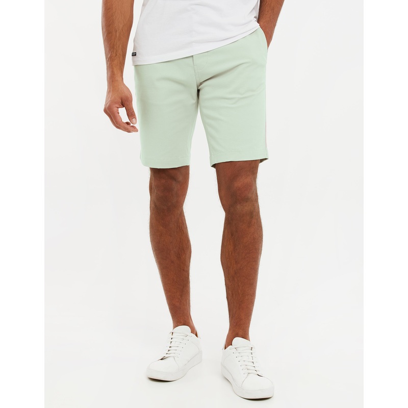 Sage Green Slim Fit Chino Shorts Sage Green 30