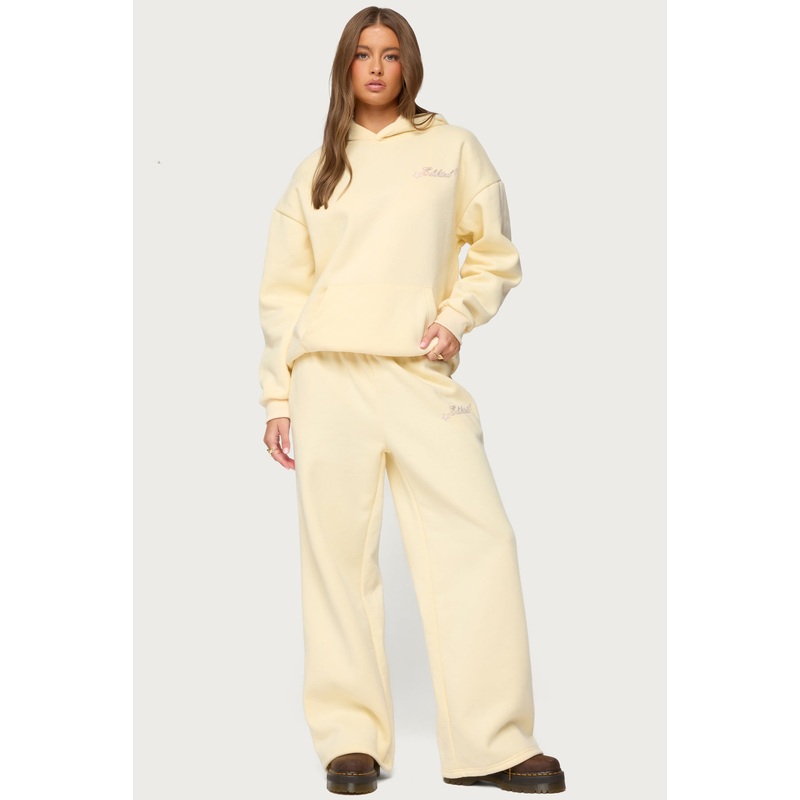 Club Edikted Sweatpants YELLOW XS