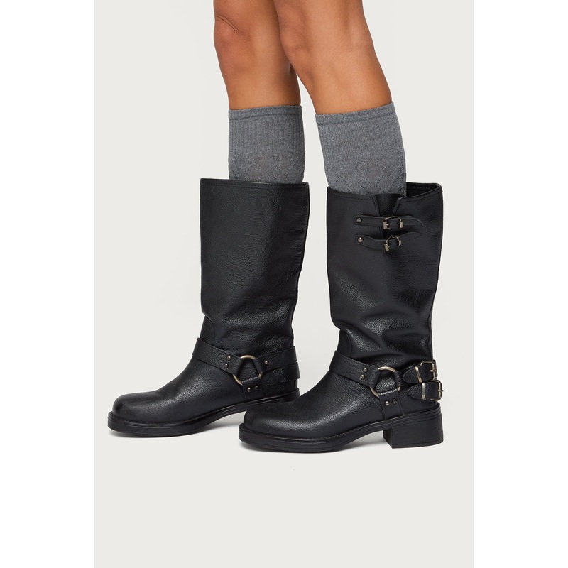 Cable Knit Socks GRAY OS