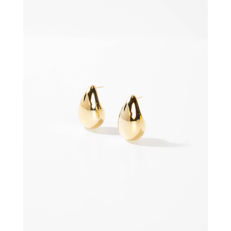 Dannie Teardrop Earrings Gold O/S