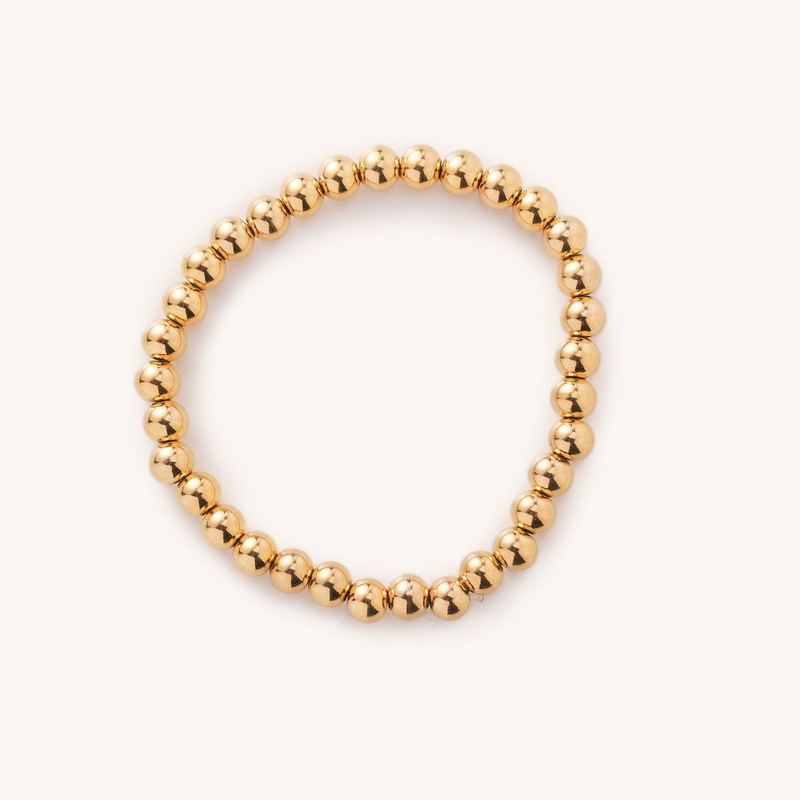 Nikki Smith Designs  Waterproof Large Gold Ball Bracelet