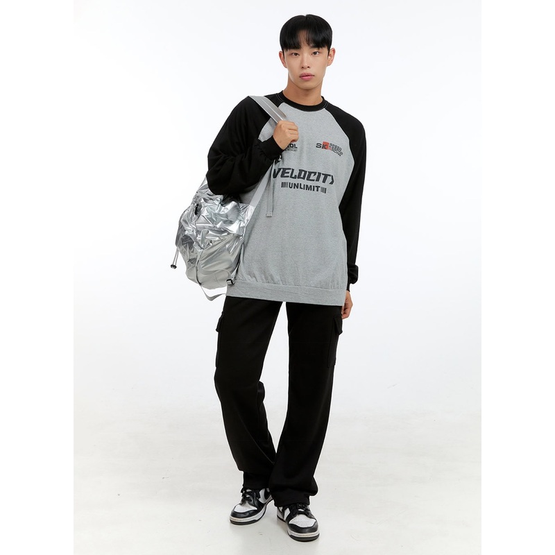 Men’s Cargo Sweatpants (Black) IG416 Black M