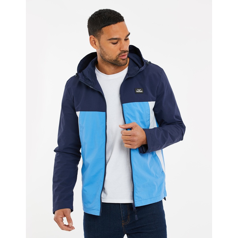 Navy Colourblock Jacket Navy S