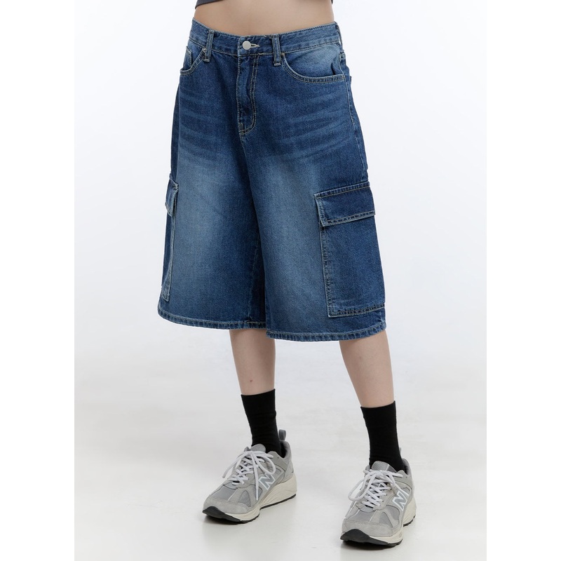 Zia Baggy Cargo Jorts CG413 Blue S