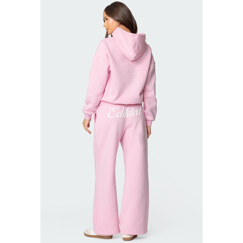 Miss Edikted Sweatpants PINK XS