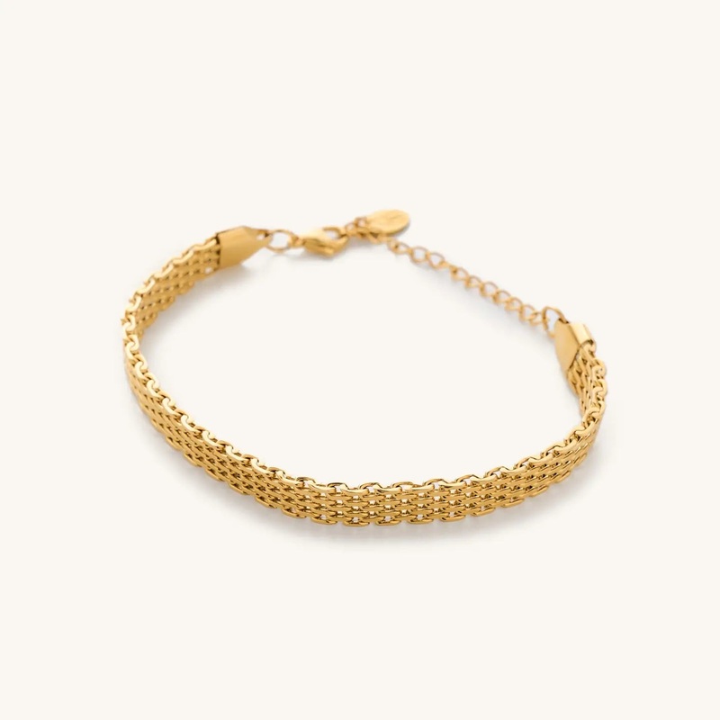 Nikki Smith Designs  Trina Gold Watch Band Bracelet