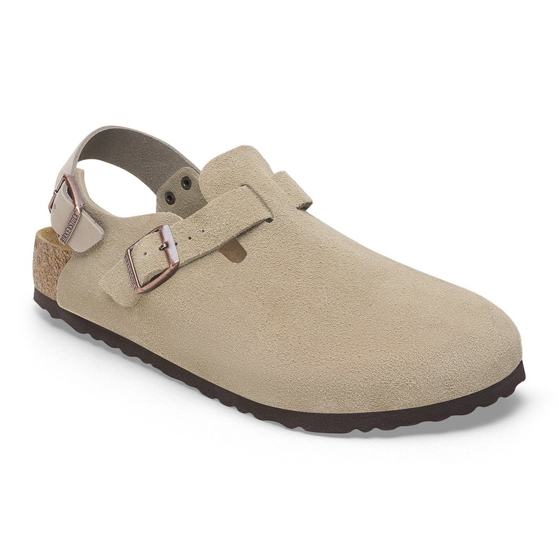 Birkenstock  Tokio II Suede – Taupe 38/L7/M5