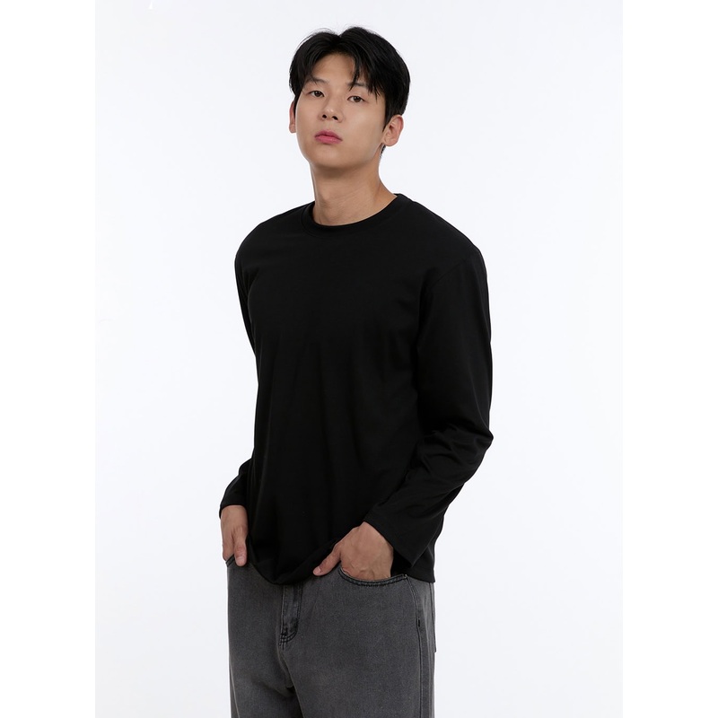Men’s Basic Long Sleeve (Black) IG427 Black M