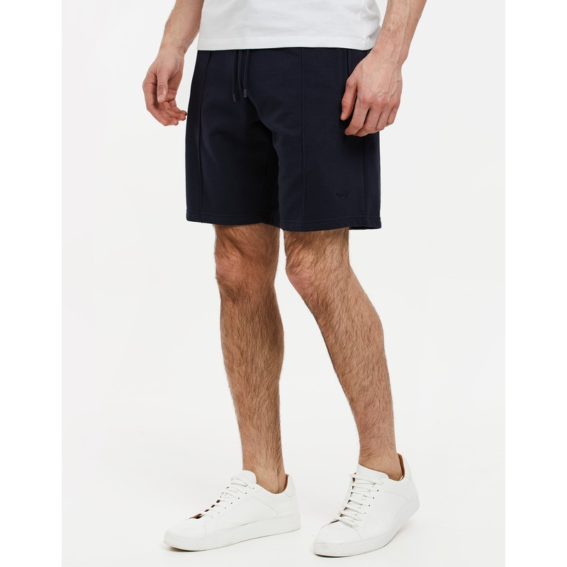 Navy Fleece Sweat Shorts Navy S
