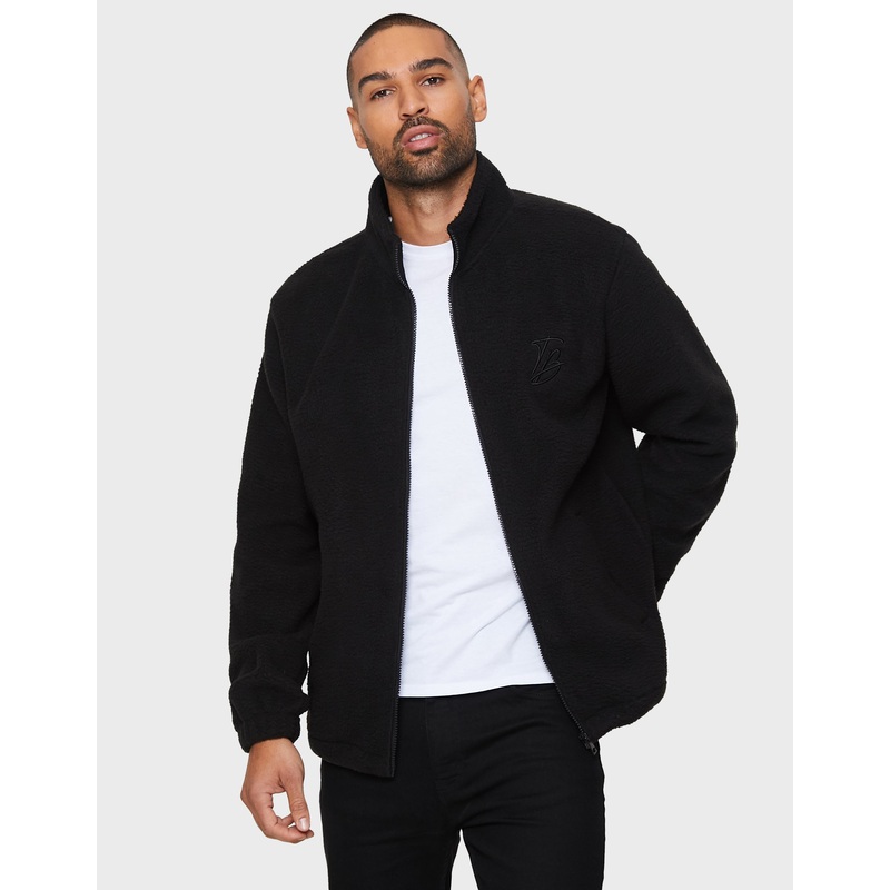 Black Faux Borg Jacket Black S
