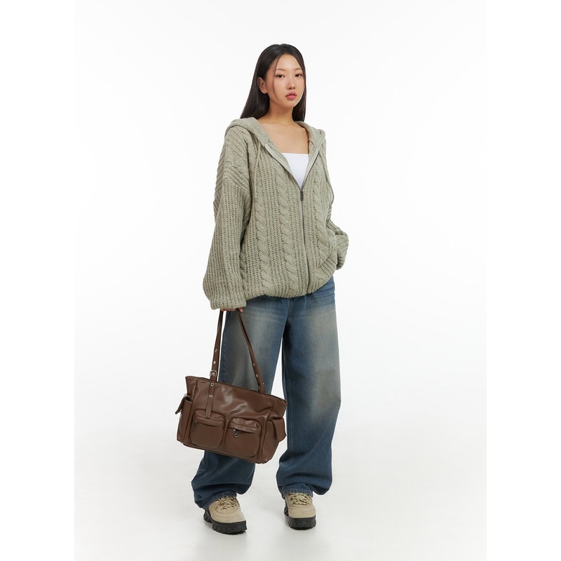 Evelyn Washed Baggy Jeans (Blue) IS402 Blue S