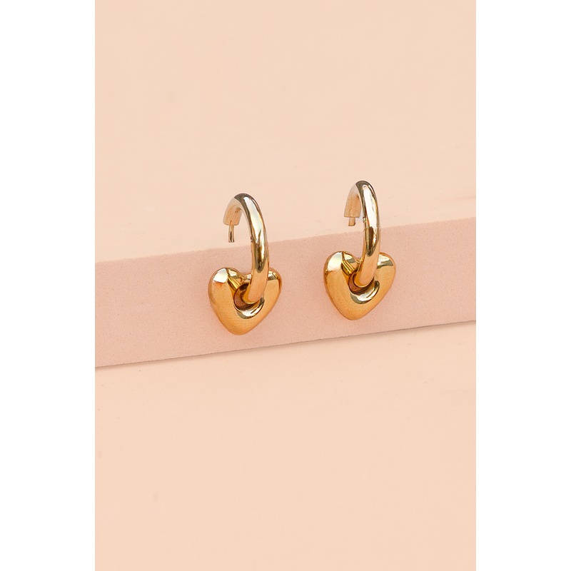 Peter + June  Skip A Beat Hoops 18K Gold Plated