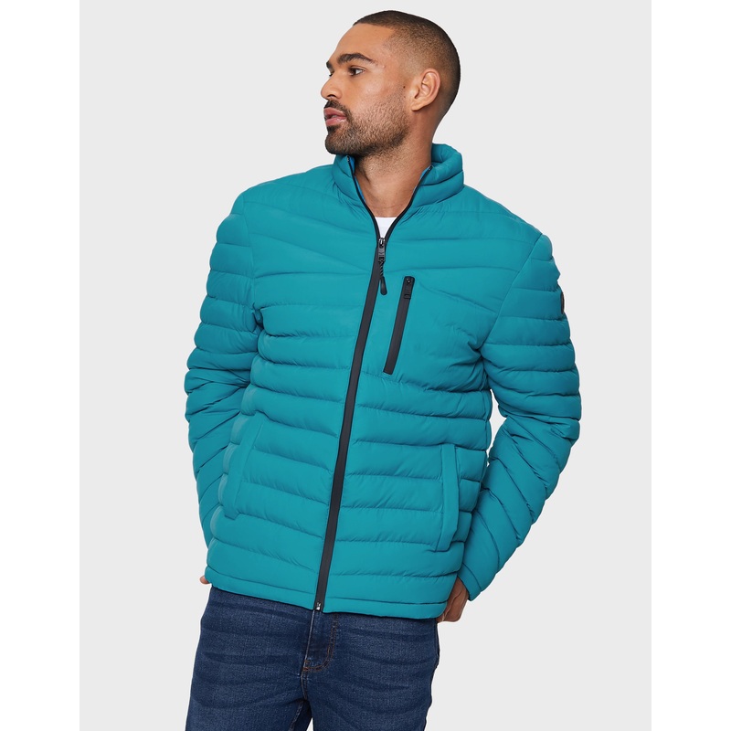 Teal Green Lightweight Puffer Jacket Teal Green S