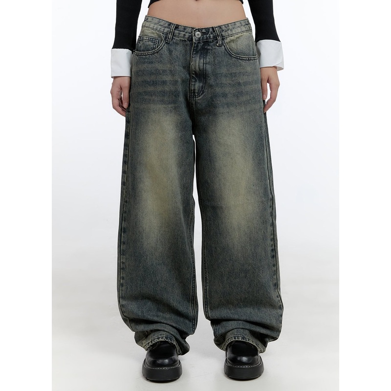 BohoVibe Loose Pants CS406 Dark blue S