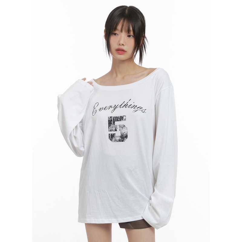 Comfy Cotton Graphic Tee CS412 White S/M