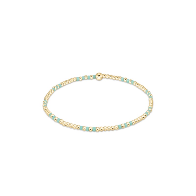 enewton  Hope Joy Pattern 2mm Bead Bracelet – Mint